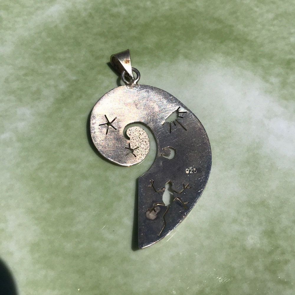 Handmade jewelry sterling silver charm - Picture 3 of 3